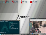 KDE ArchLinux com KDE